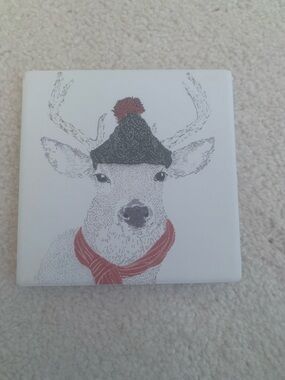 Coasters - Tag Cork Backed Square Tile